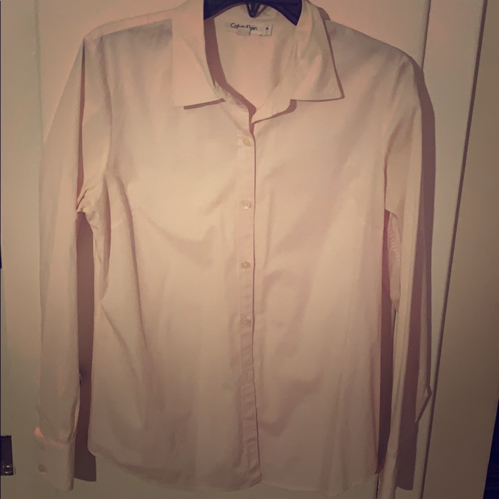 Pink button cotton shirt